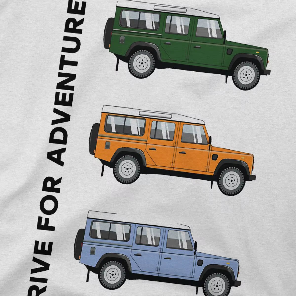 Land Rover LWB "The Drive For Adventure" Short Sleeve T-Shirt